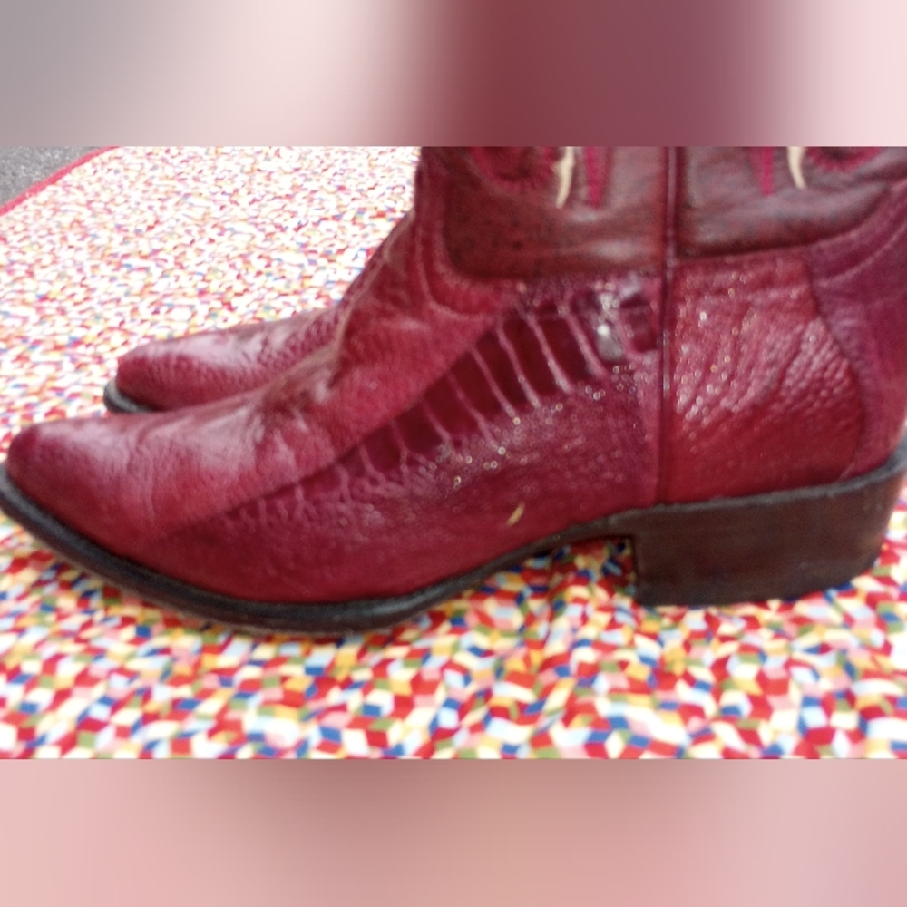 Lamasini Cowboy boots Reptile/Leather made in Mexico (pre-loved) - Picture 9 of 14